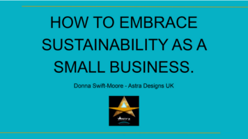 06.23 How to Embrace Sustainability as a Small Business with Donna Swift Moore