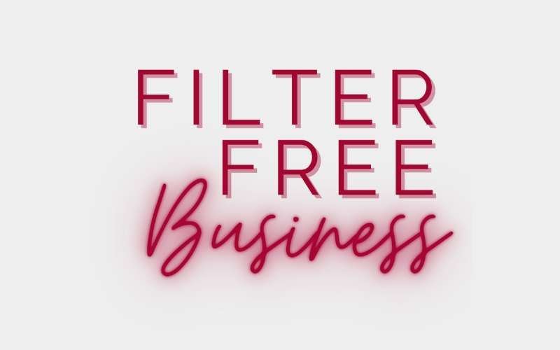 Filter Free Business Red Logo