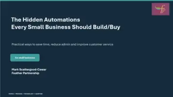 09_26 – Biz Detox – The Hidden Automations Every Small Business Should Build or Buy – Mark Scattergood-Cawar, Feather Partnership